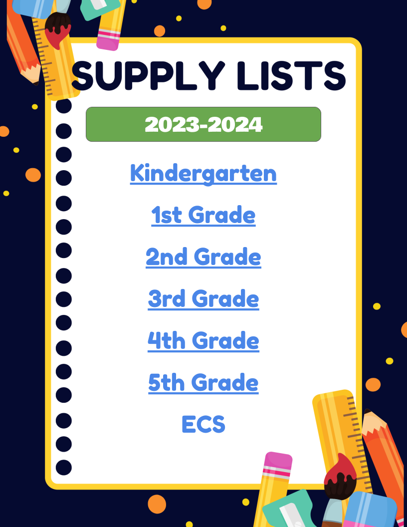  Supply Lists